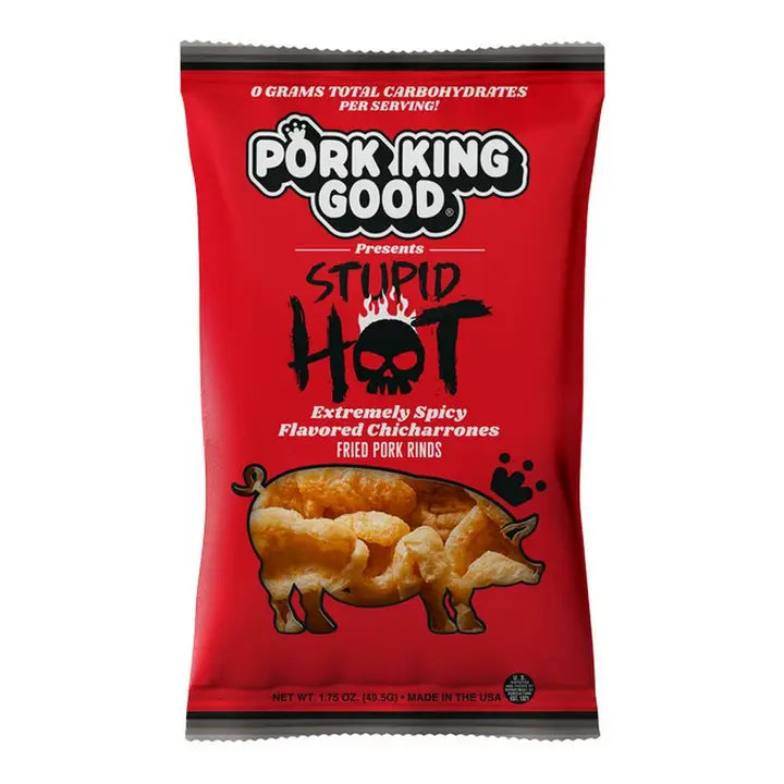 Pork King Good Pork Rinds - Stupid Hot