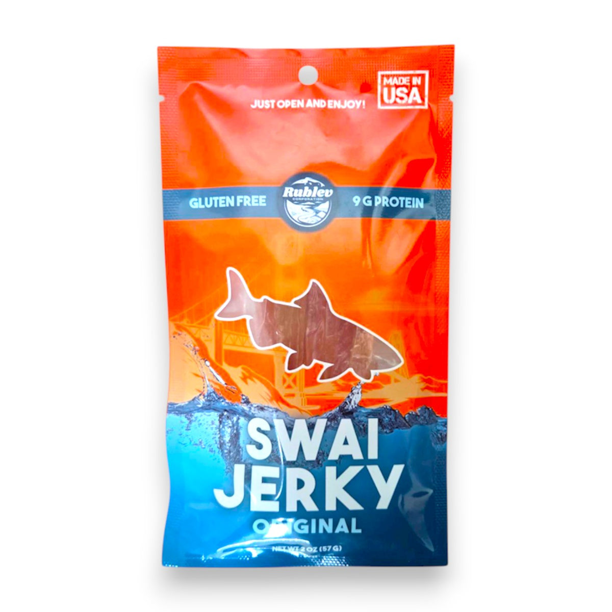 Rublev Swai Jerky – Mildly Smoked White Fish Snack