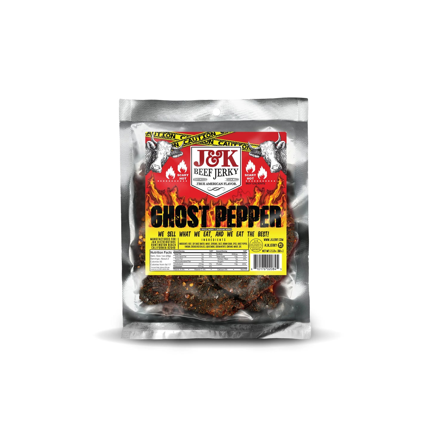 J&K Ghost Pepper Beef Jerky