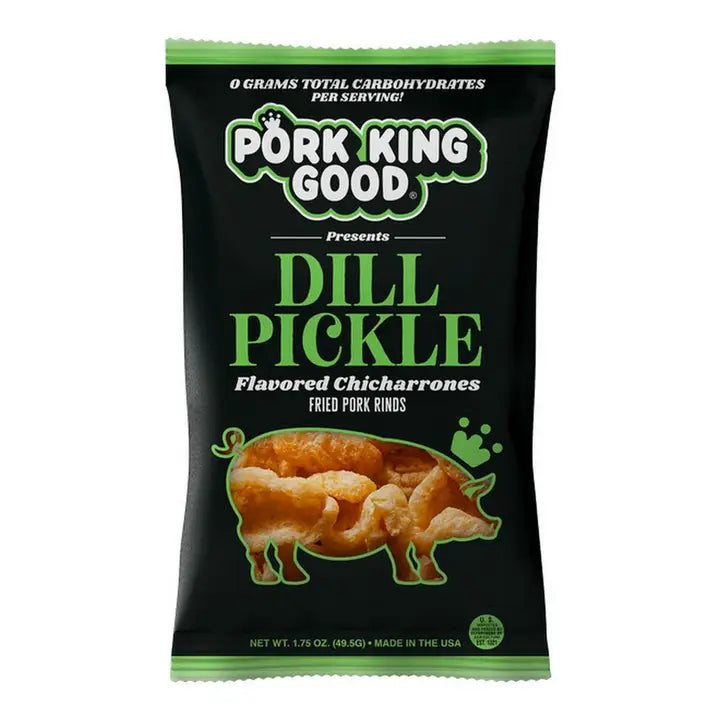 Pork King Good Pork Rinds - Dill Pickle