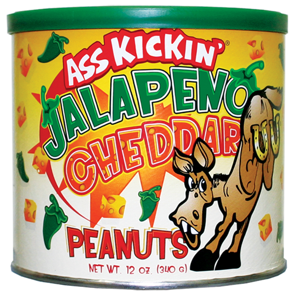 Ass Kickin' Jalapeno Cheddar Peanuts