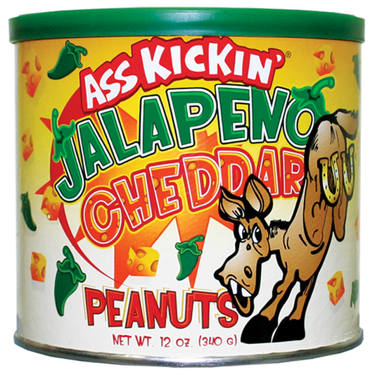 Ass Kickin' Jalapeno Cheddar Peanuts