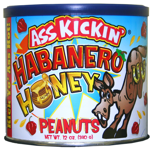 Ass Kickin' Habanero Honey Peanuts