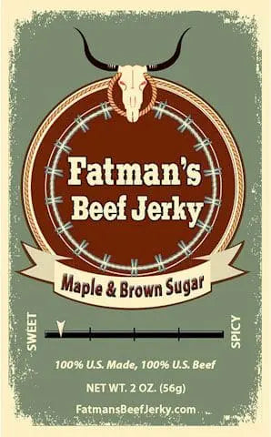 Fatman's Maple Brown Sugar Beef Jerky