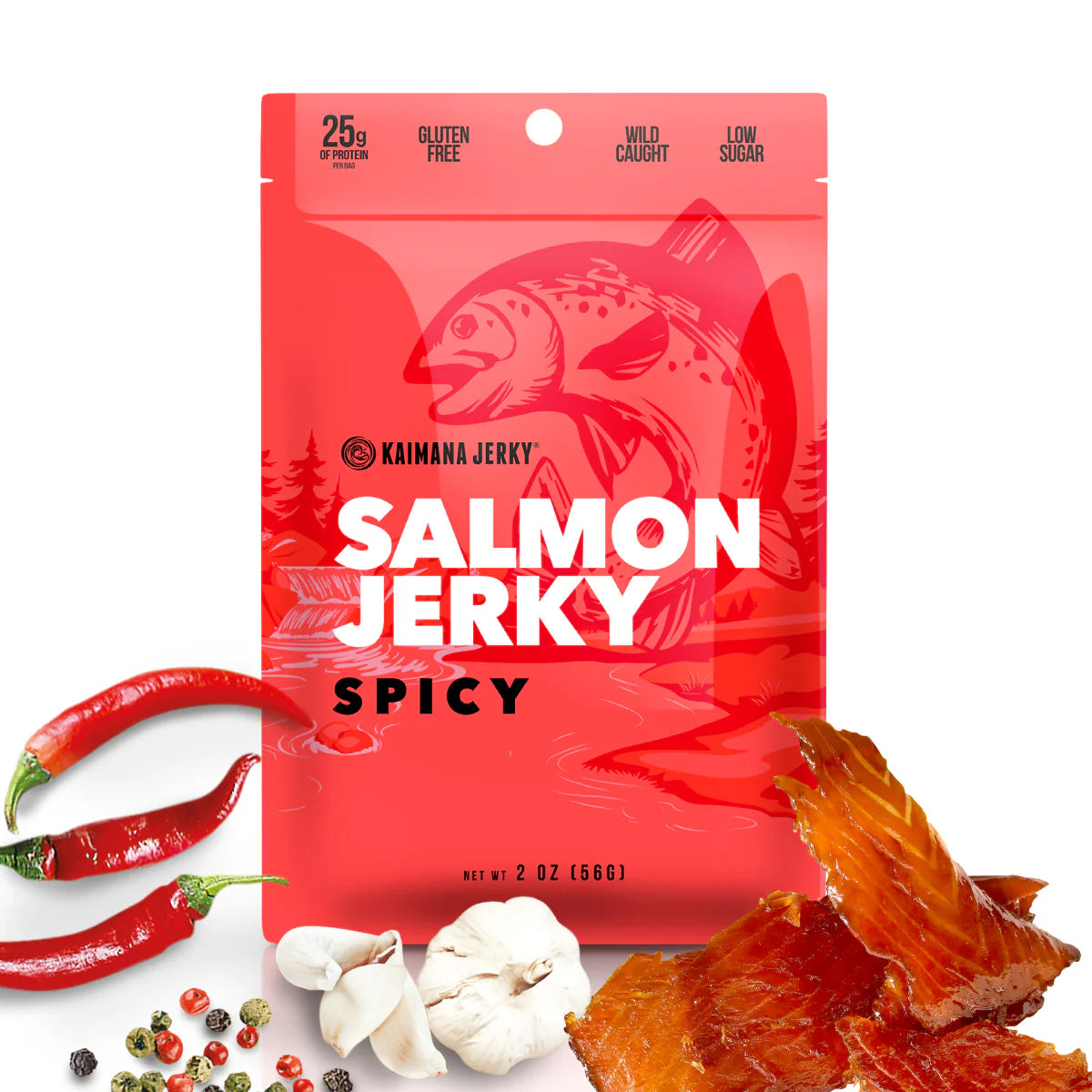 Kaimana Spicy Salmon Jerky