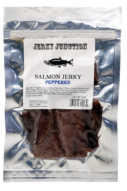 Jerky Junction Peppered Salmon Jerky