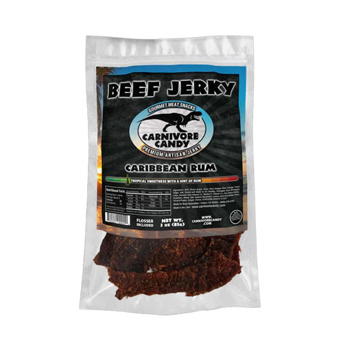 Carnivore Candy Caribbean Rum Beef Jerky