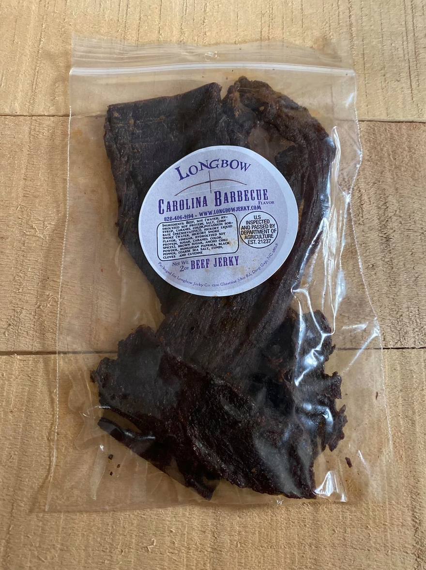 Longbow Carolina Barbecue Beef Jerky (2 oz)