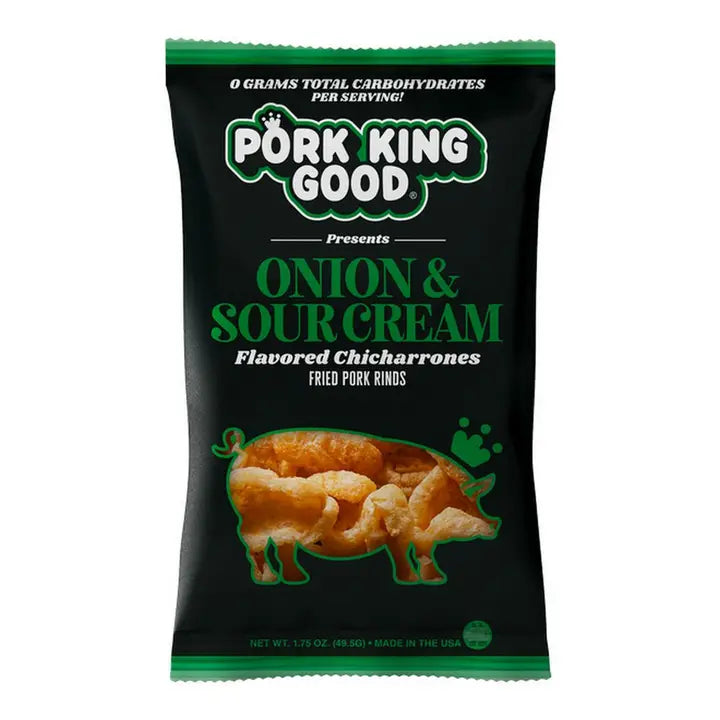 Pork King Good Pork Rinds - Onion & Sour Cream