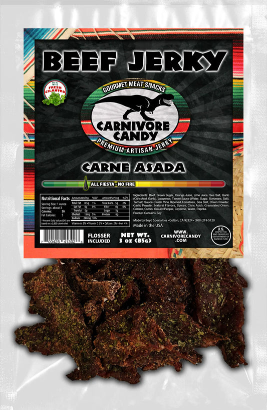 Carnivore Candy Carne Asada Beef Jerky