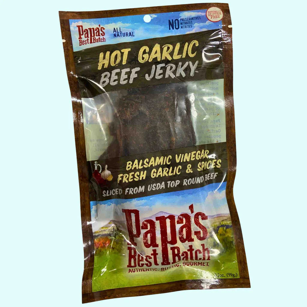 Papa's Best Batch Hot Garlic Beef Jerky