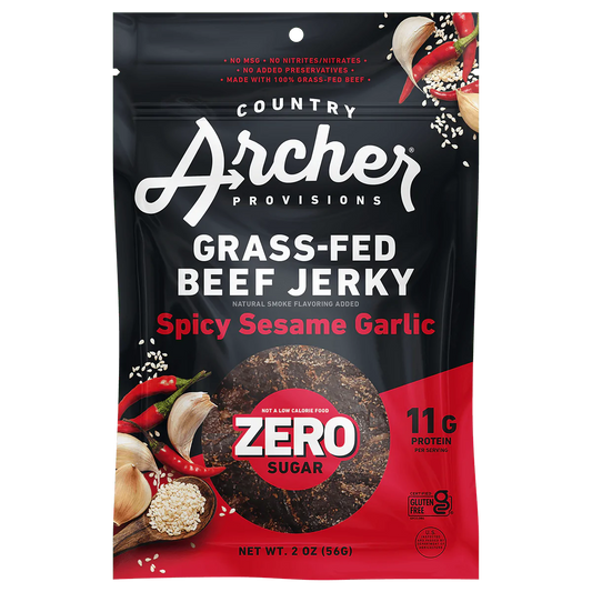 Country Archer Zero Sugar Spicy Sesame Beef Jerky