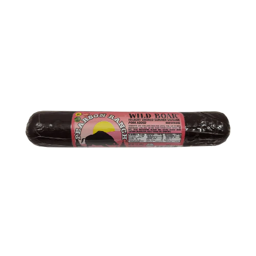 Pearson Ranch- Hickory Wild Boar Summer Sausage 7oz