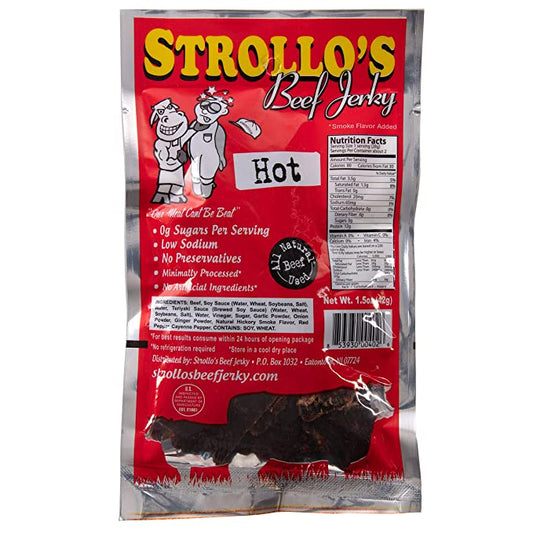 Strollo's Hot Beef Jerky