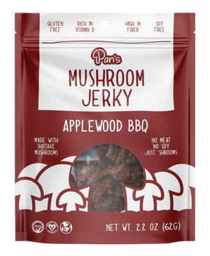 Pan's Mushroom Jerky Applewood BBQ