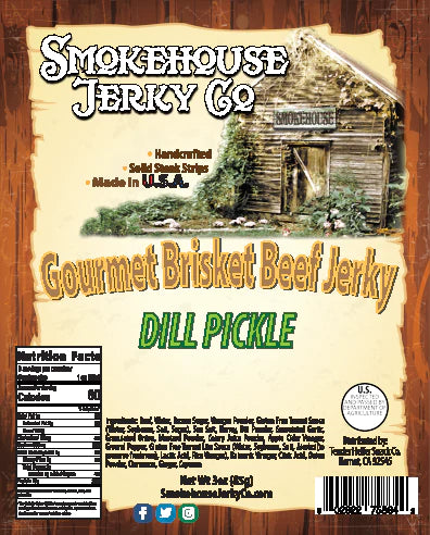 Smokehouse Dill Pickle Brisket Jerky
