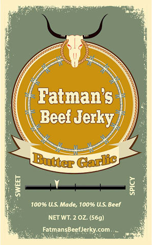 Fatman's Butter Garlic Beef Jerky