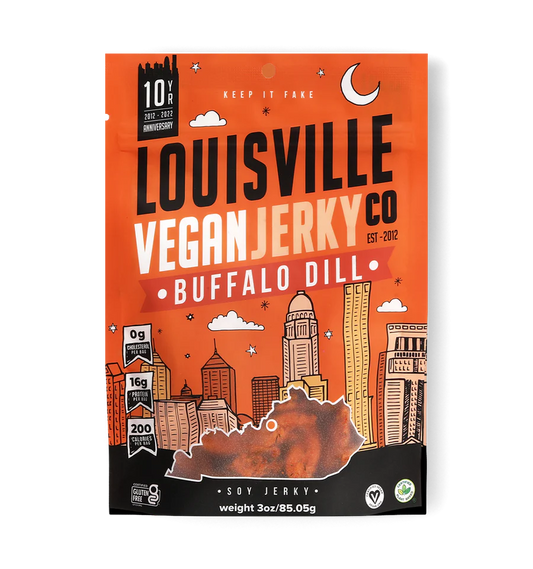 Louisville Vegan Jerky Buffalo Dill