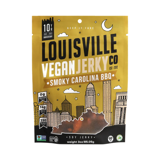 Louisville Vegan Jerky Smoky Carolina BBQ