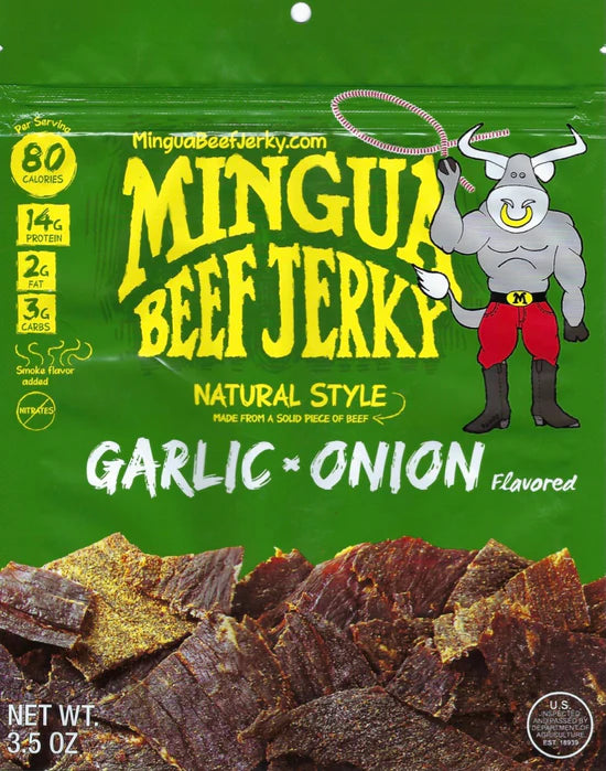 Mingua Garlic & Onion Beef Jerky
