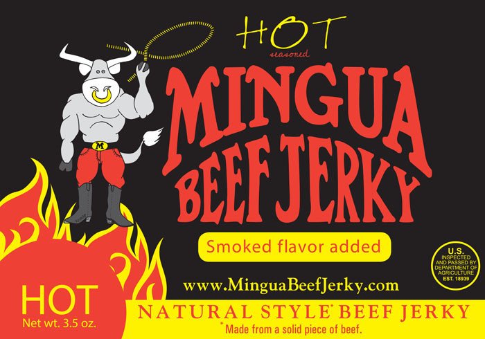 Mingua Hot Beef Jerky