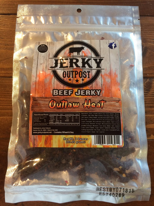 Jerky Outpost Outlaw Heat Beef Jerky