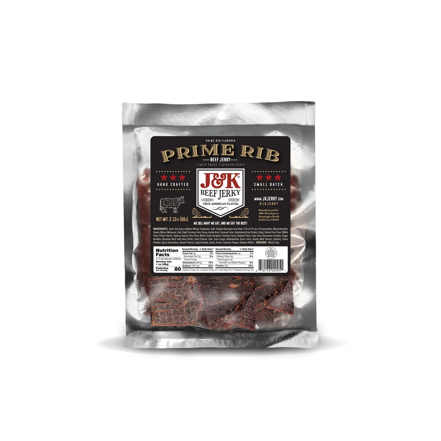 J&K Prime Rib Beef Jerky