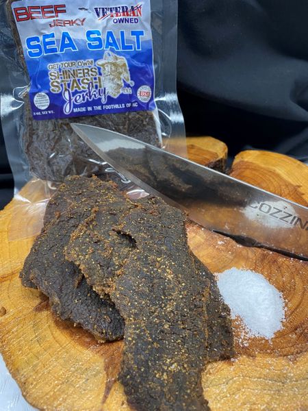 Shiners Stash Sea Salt Beef Jerky