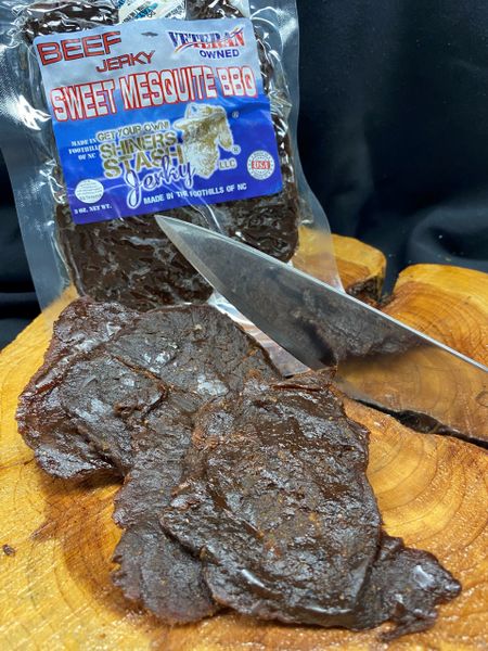 Shiners Stash Sweet Mesquite BBQ Beef Jerky