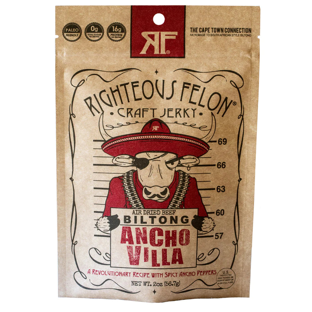 Righteous Felon Ancho Villa Biltong