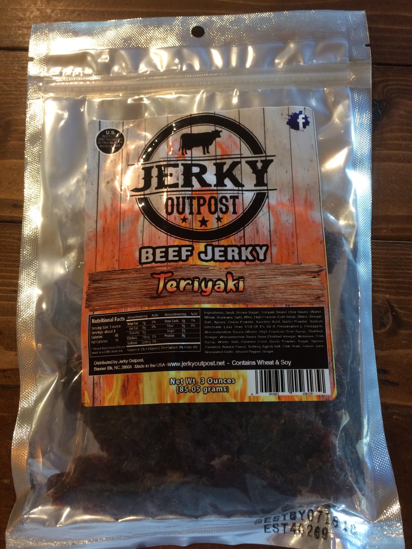 Jerky Outpost Teriyaki Beef Jerky