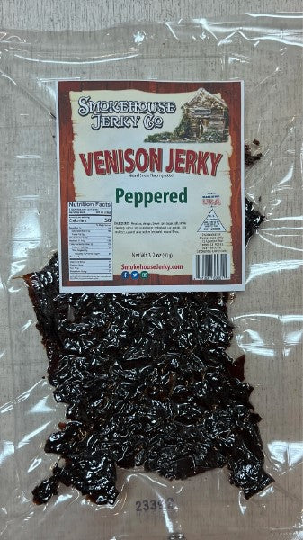 Smokehouse Peppered Venison Jerky