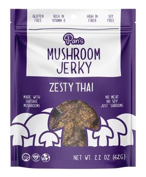 Pan's Mushroom Jerky Zesty Thai