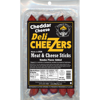 Ole' Smokies Beef Sticks Cheddar Cheese 8oz