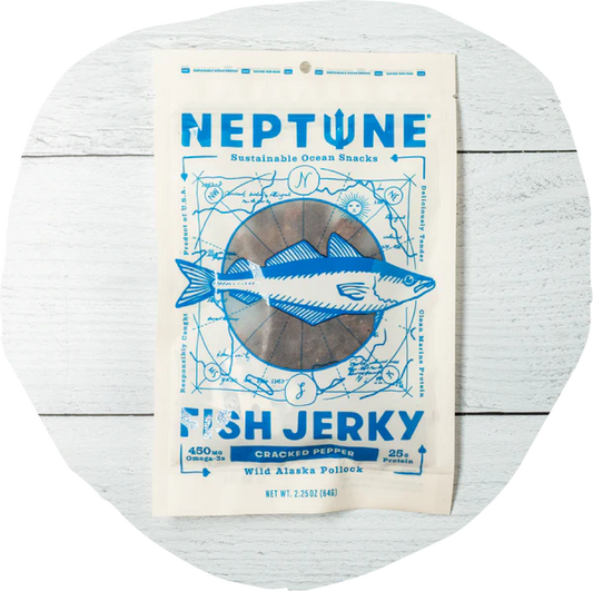 Neptune Cracked Pepper Fish Jerky