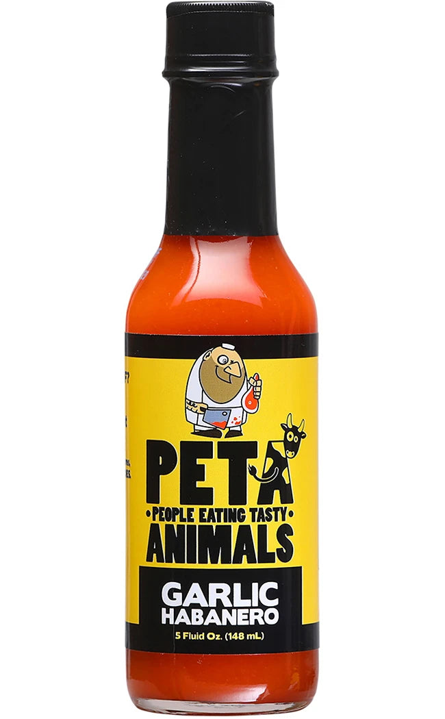 PETA Garlic Habanero Hot Sauce