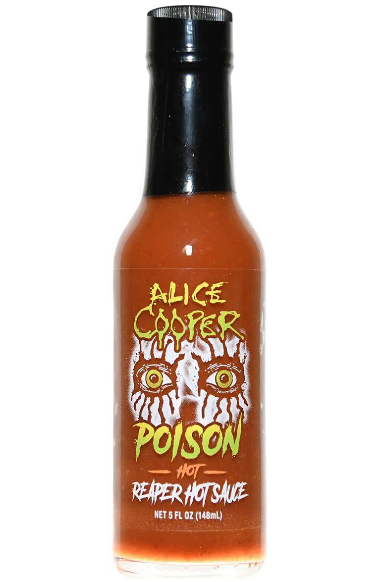 Alice Cooper Poison Reaper Hot Sauce
