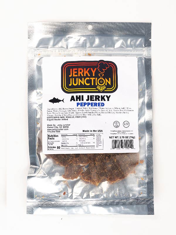 Peppered Ahi Jerky