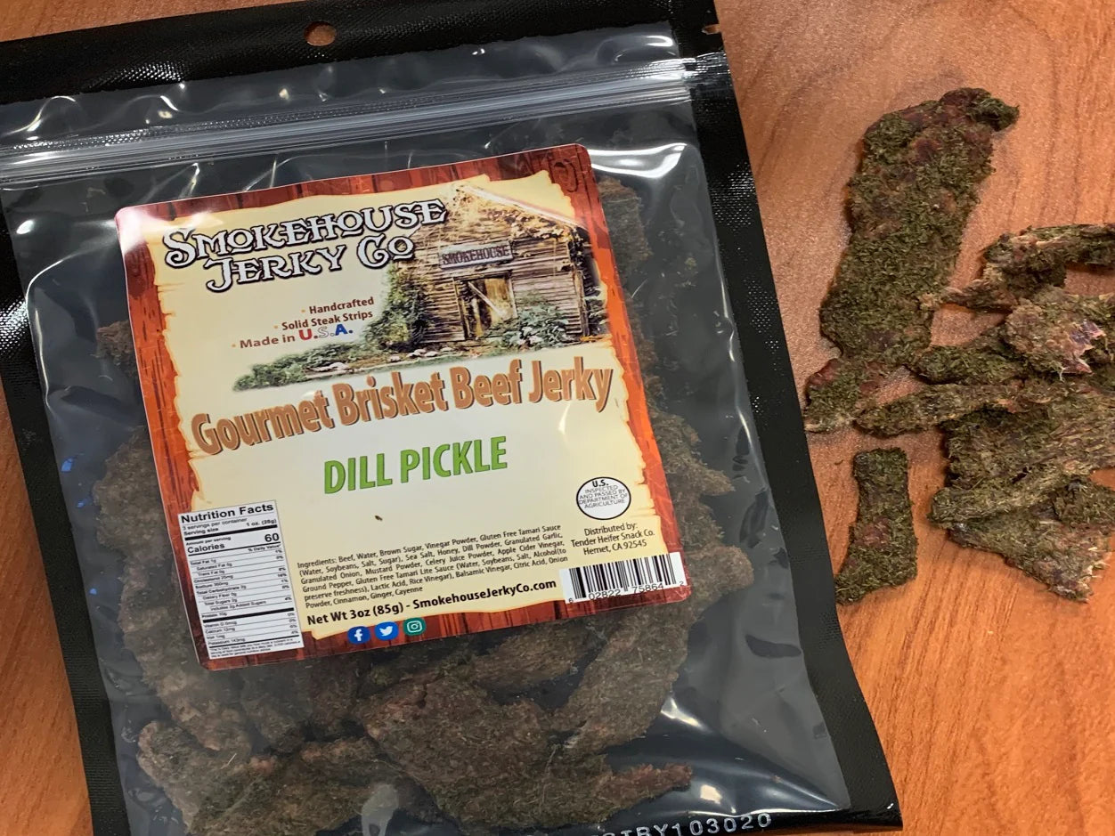 Smokehouse Dill Pickle Brisket Jerky