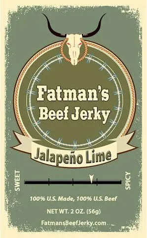 Fatman's Jalapeno Lime Beef Jerky