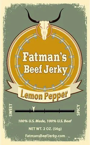 Fatman's Lemon Pepper Beef Jerky