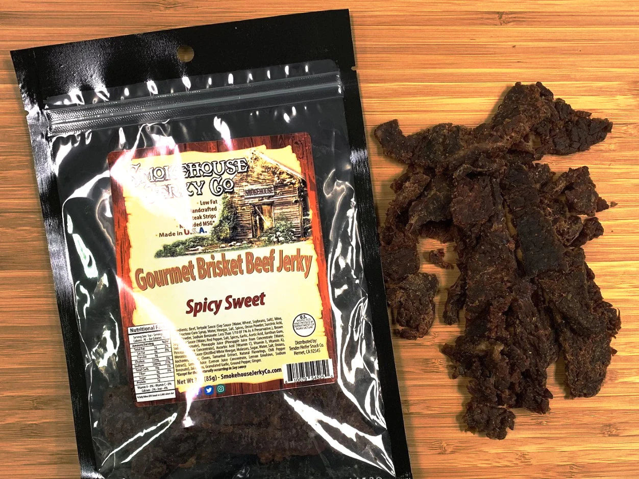 Smokehouse Spicy Sweet Brisket Jerky