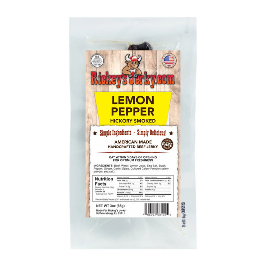 Rickey's Lemon Pepper Beef Jerky