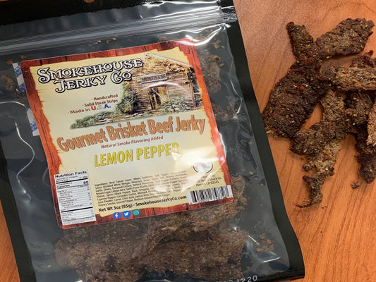 Smokehouse Lemon Pepper Brisket Jerky