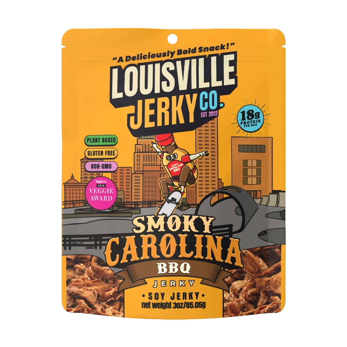 Smoky Carolina BBQ Soy Jerky