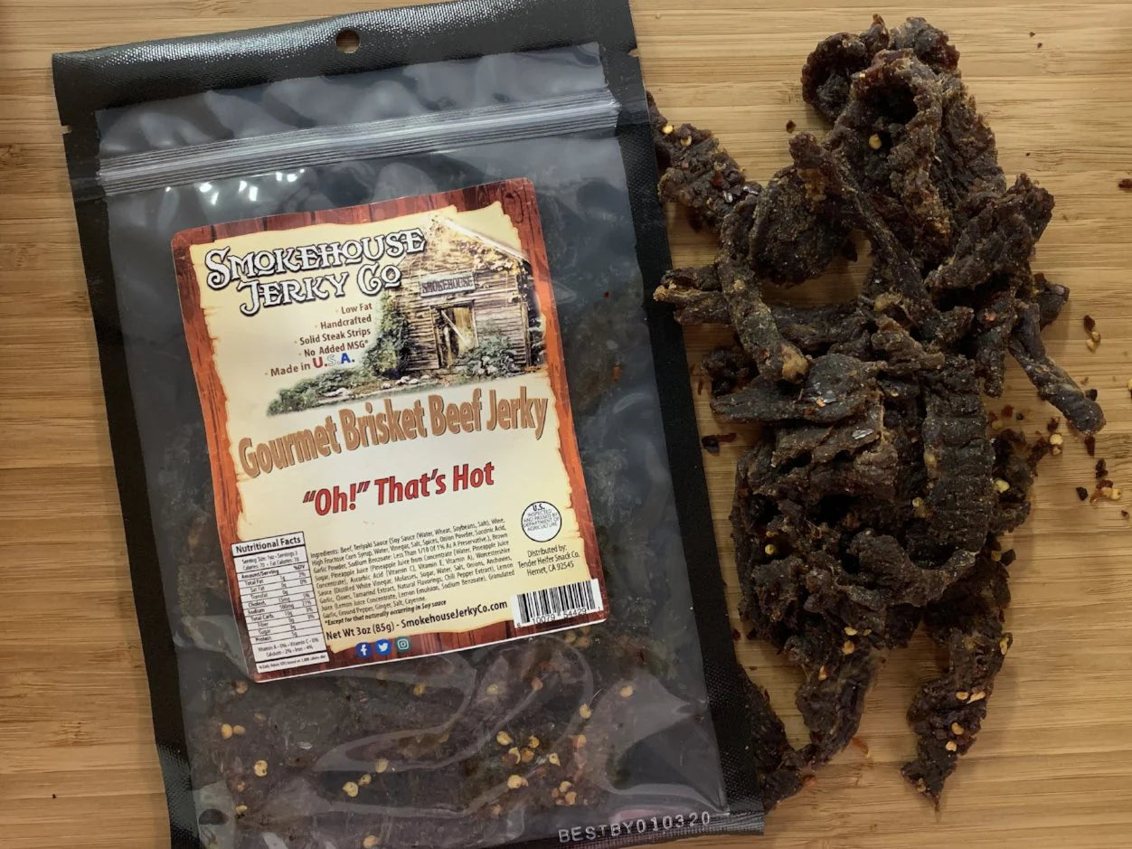 Smokehouse "Oh That's Hot" Brisket Jerky