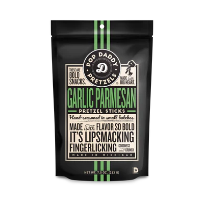 Garlic Parmesan Seasoned Pretzels