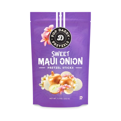 Sweet Maui Onion Seasoned Pretzels