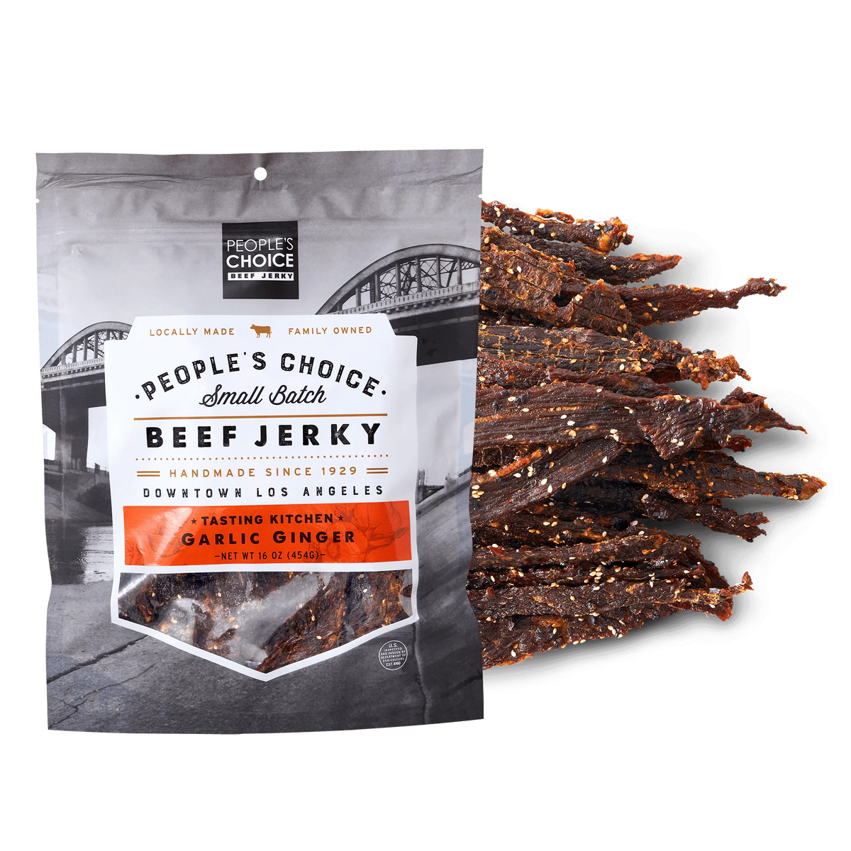 People's Choice Garlic Ginger Beef Jerky