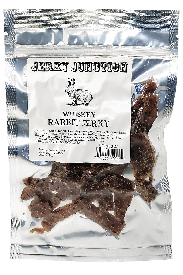 Jerky Junction Whiskey Rabbit Jerky Jerky Outpost
